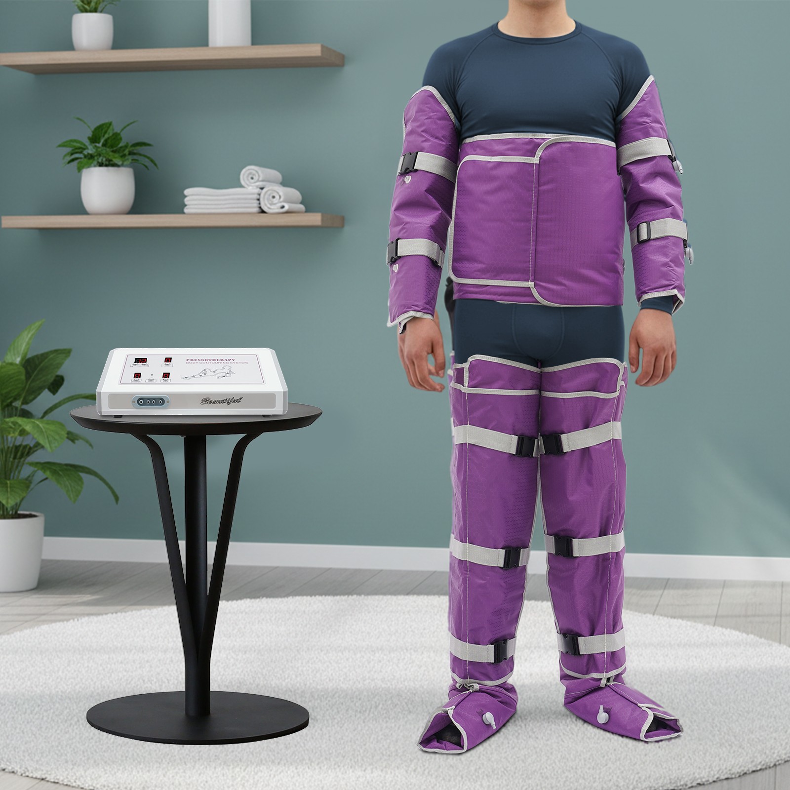 Pressotherapy Infrared Lymphatic Drainage Machine Body Massage Blanket Suit