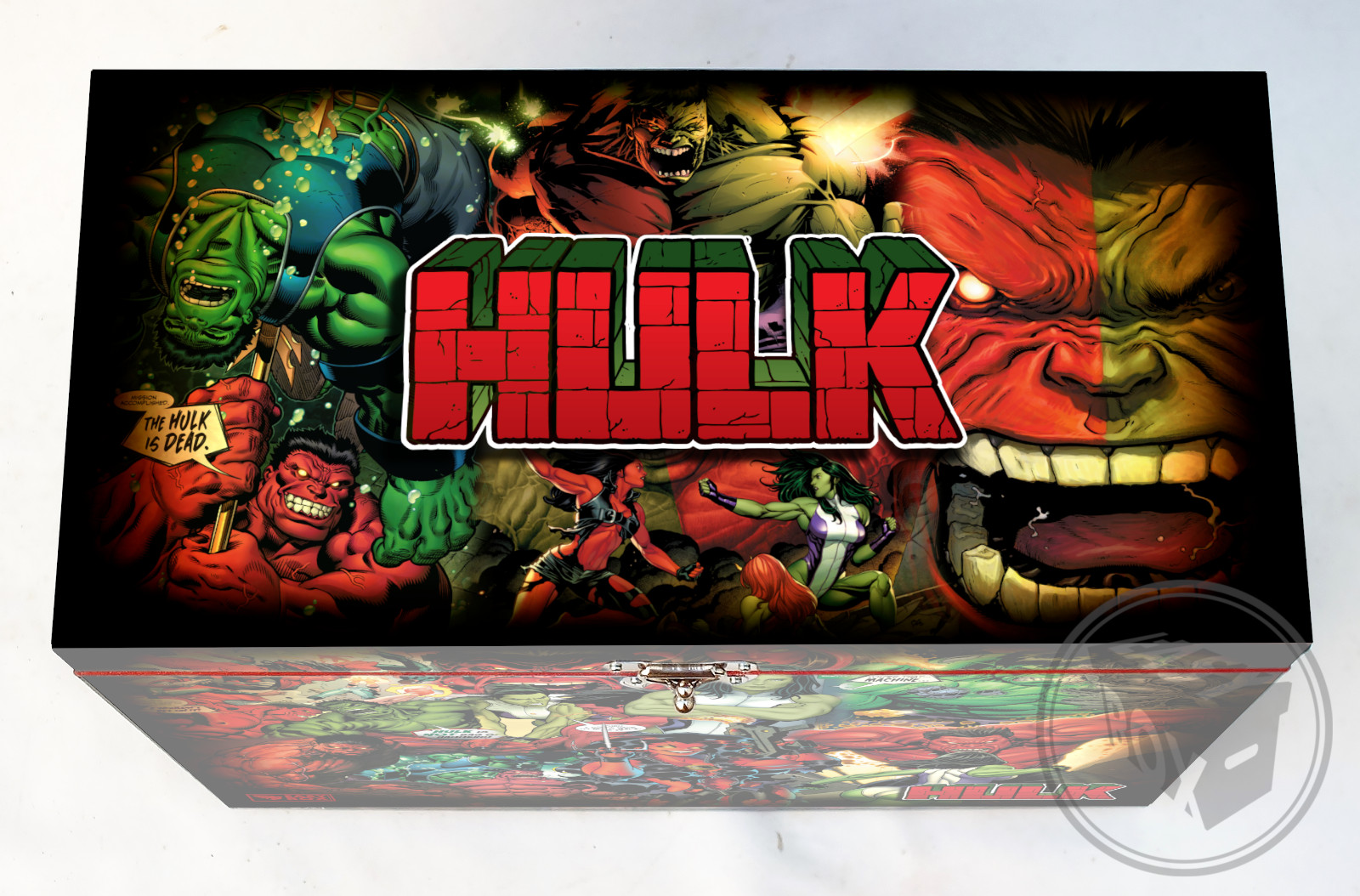 Hulk - Large Comic Book Hard Storage Box Chest MDF