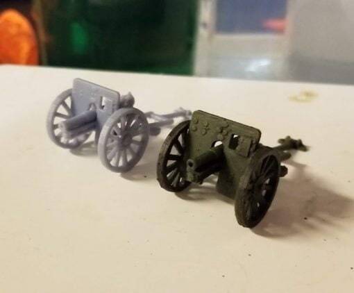 Japanese Type 41 75mm Mountain Gun  - 28 mm 1/56 Scale
