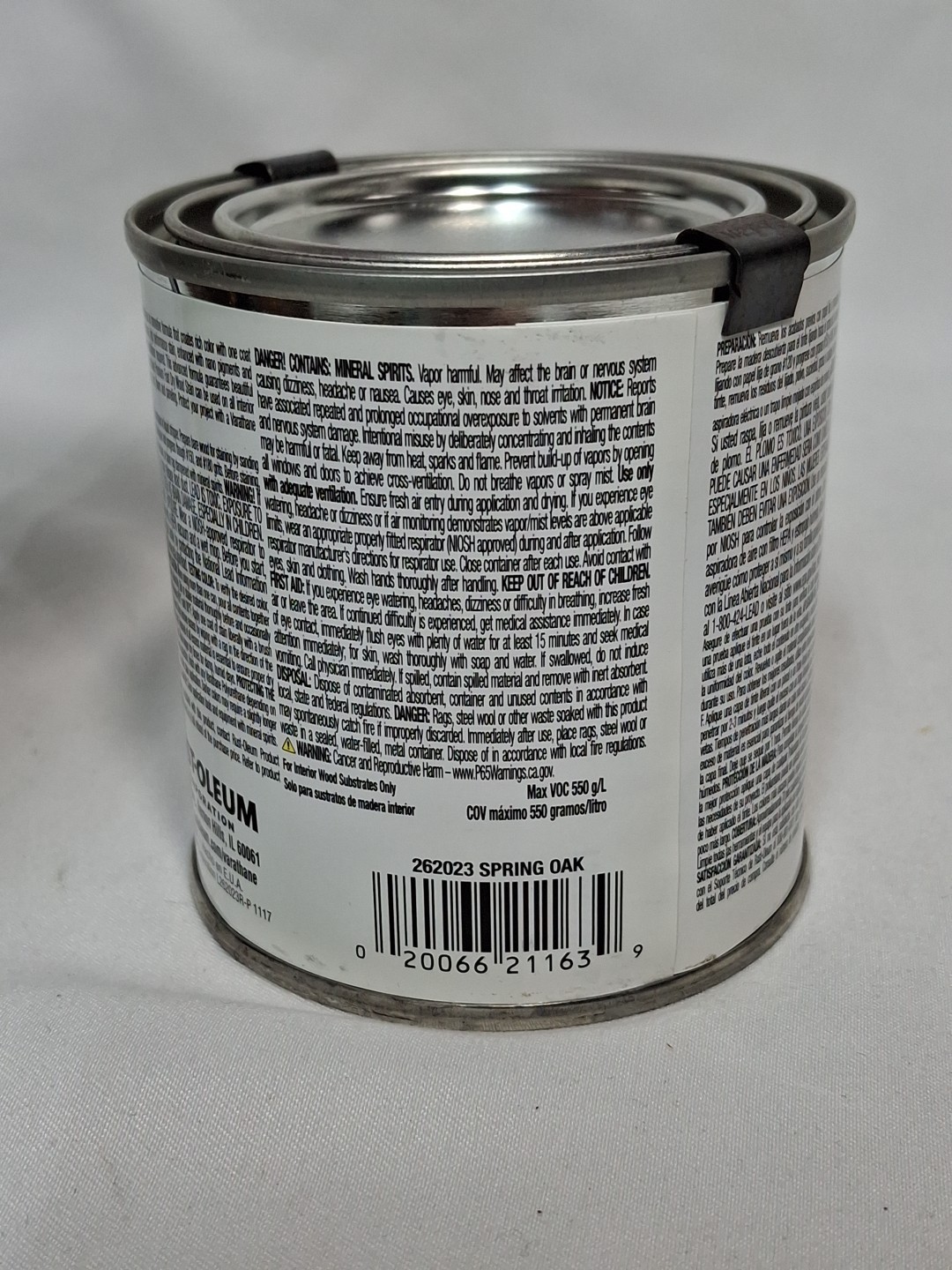 Rust-oleum, Varathane Semi-Transparent SPRING OAK Oil-Based Urethane, 1/2 pint