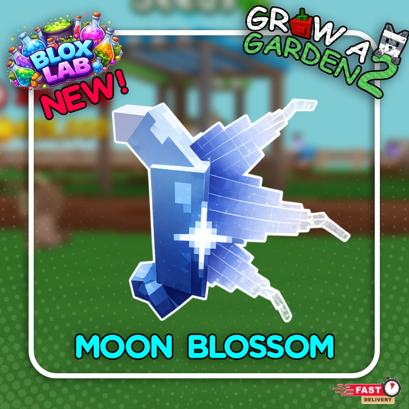 💸Grow a Garden 2 Moon Blossom Seed FAST DELIVERY 🚚 BRAND NEW AND CHEAPEST