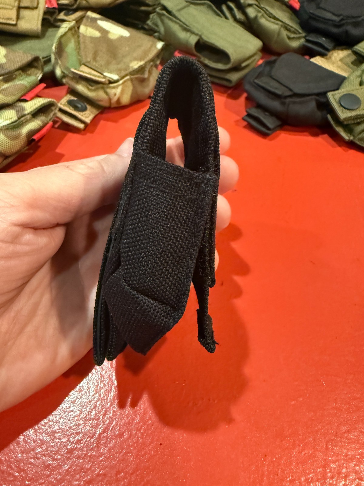 SUPPLCO Tactical MOLLE Dip Can Compass Small Pouch Nylon Hook & Loop Closure NEW