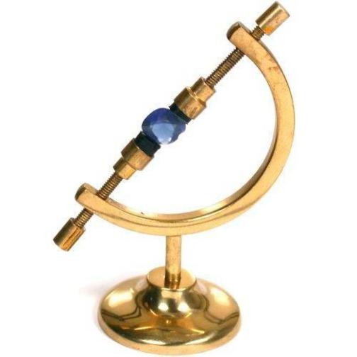 Brass Gemstone Display 1 1/8" Jewelers Window Mineral Showcase Tool