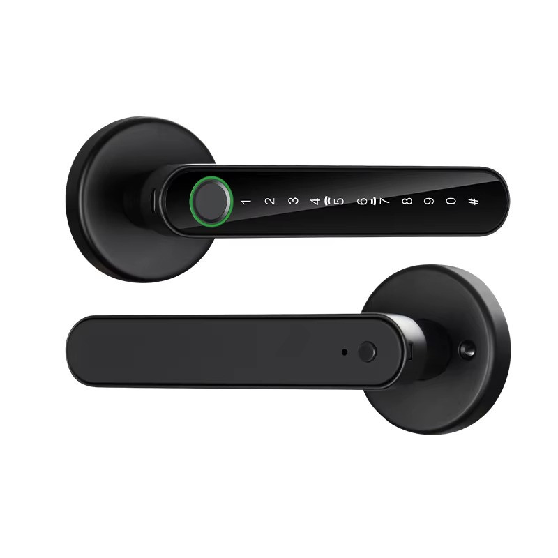 Smart Fingerprint Door Lock – Keypad, App, Card, Key, WiFi Unlock