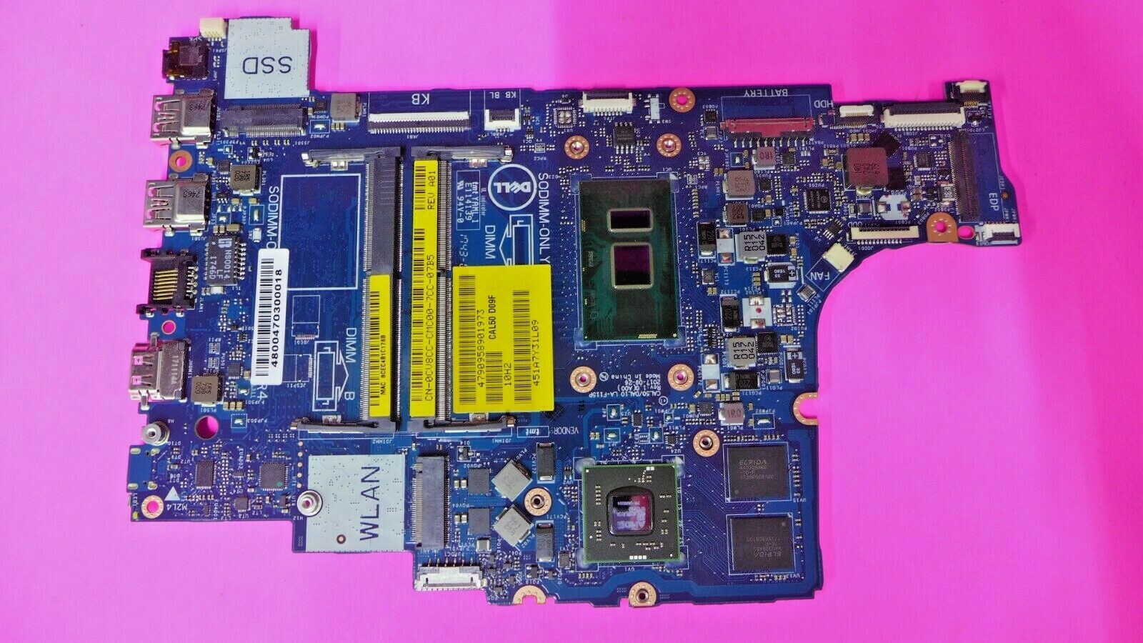 NEW Dell Latitude 14 3490 15 3590 Motherboard i3-6006U LA-F115P CV8CC