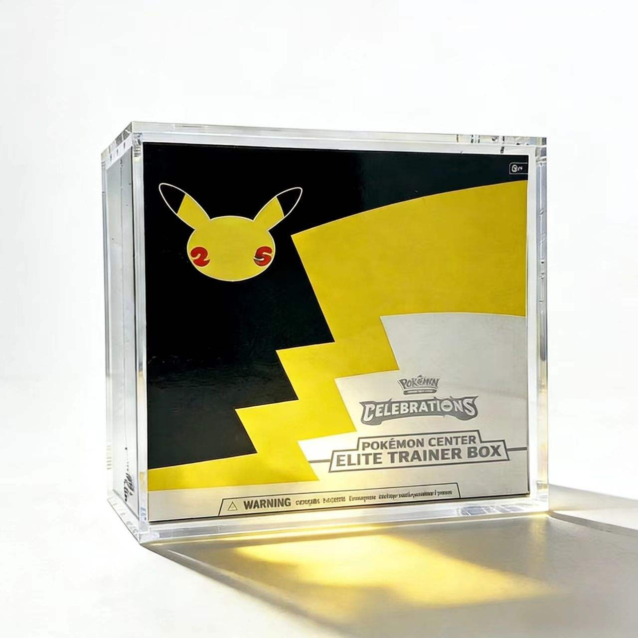 Pokemon Center Celebration Elite Trainer Box Acrylic Case w/ Magnetic Lid PC ETB
