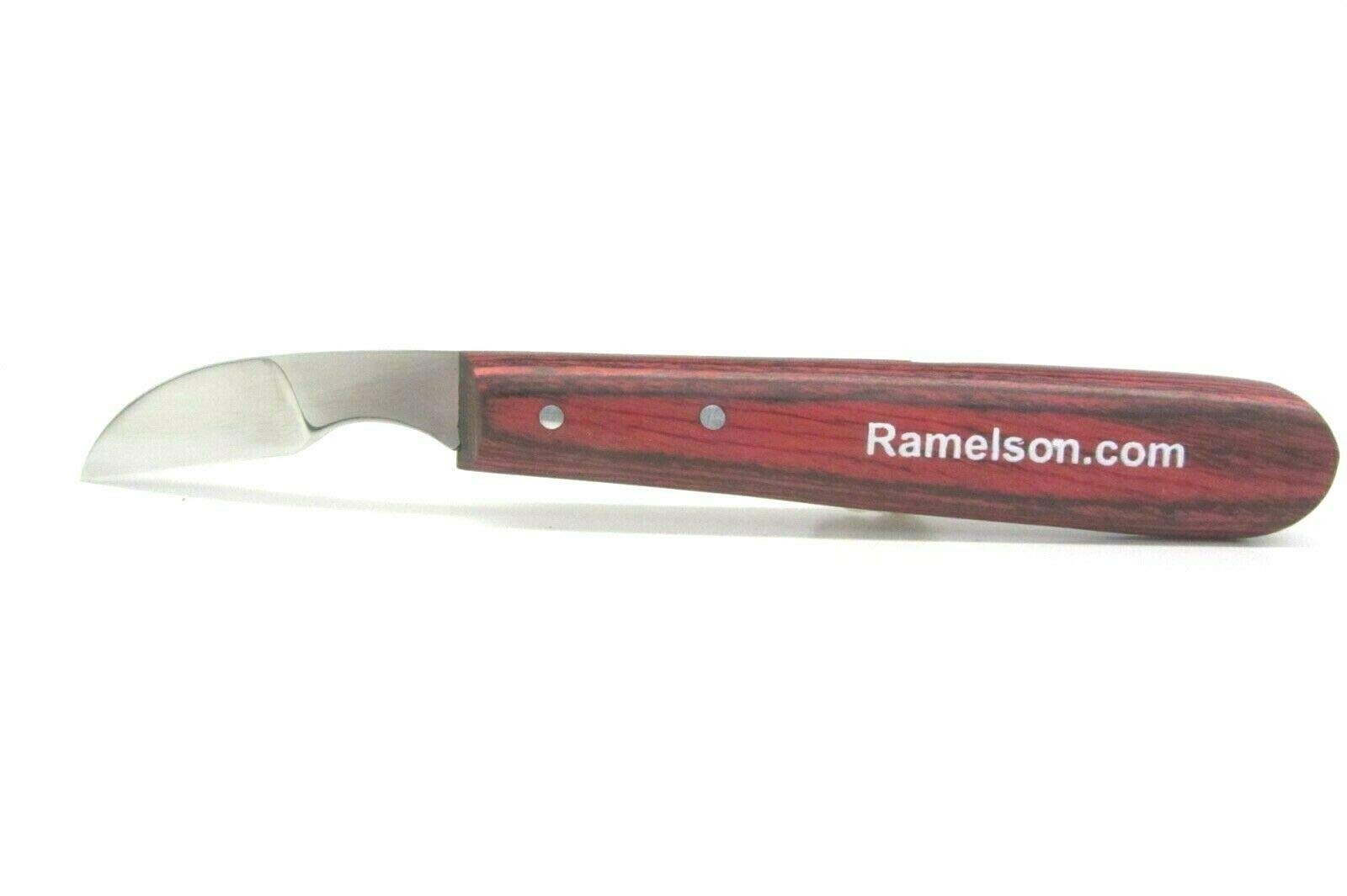 UJ Ramelson Standard Chip Whittling Wood Carving Knife - Long Skew Edge - Gre...