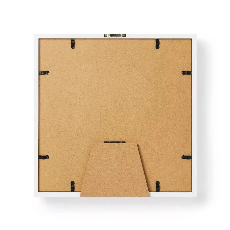 MDF Shadow Box Frame Unfinished Craft 12"x12" White