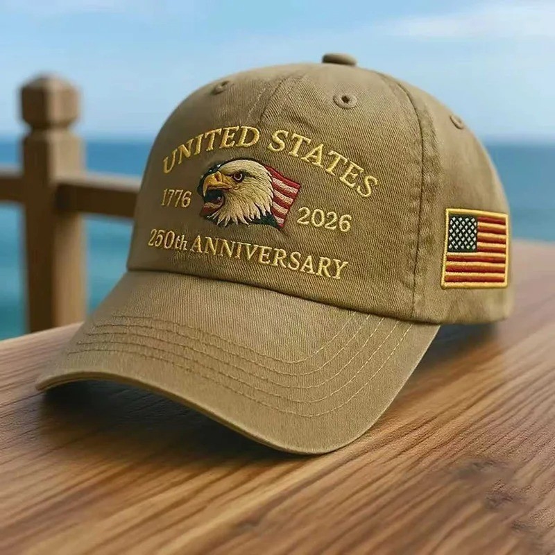United States 250th Anniversary Baseball Cap – 3D Embroidered Hat*****