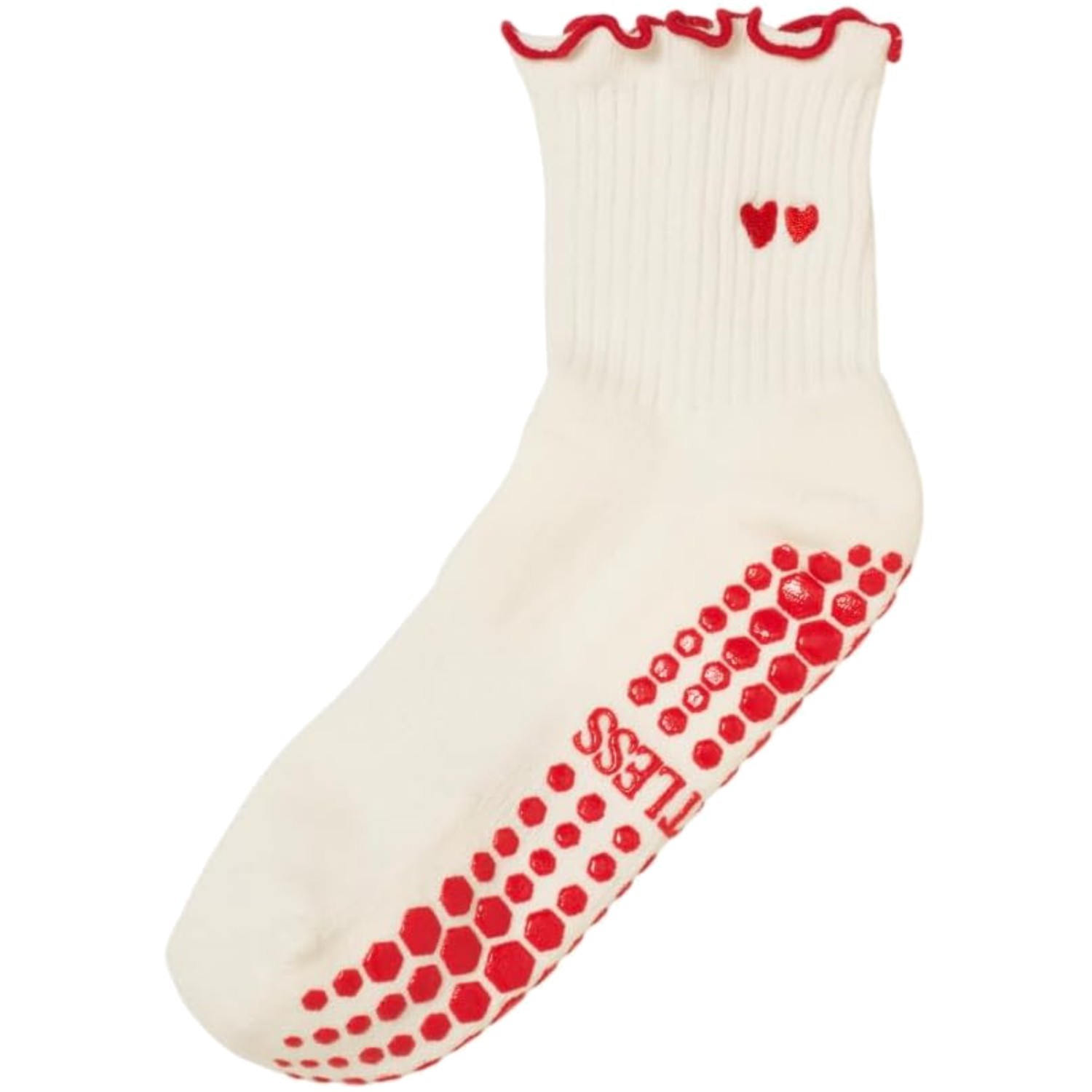 Non-Slip Grip Socks for Yoga & Pilates - Stylish Fruity Design for Women