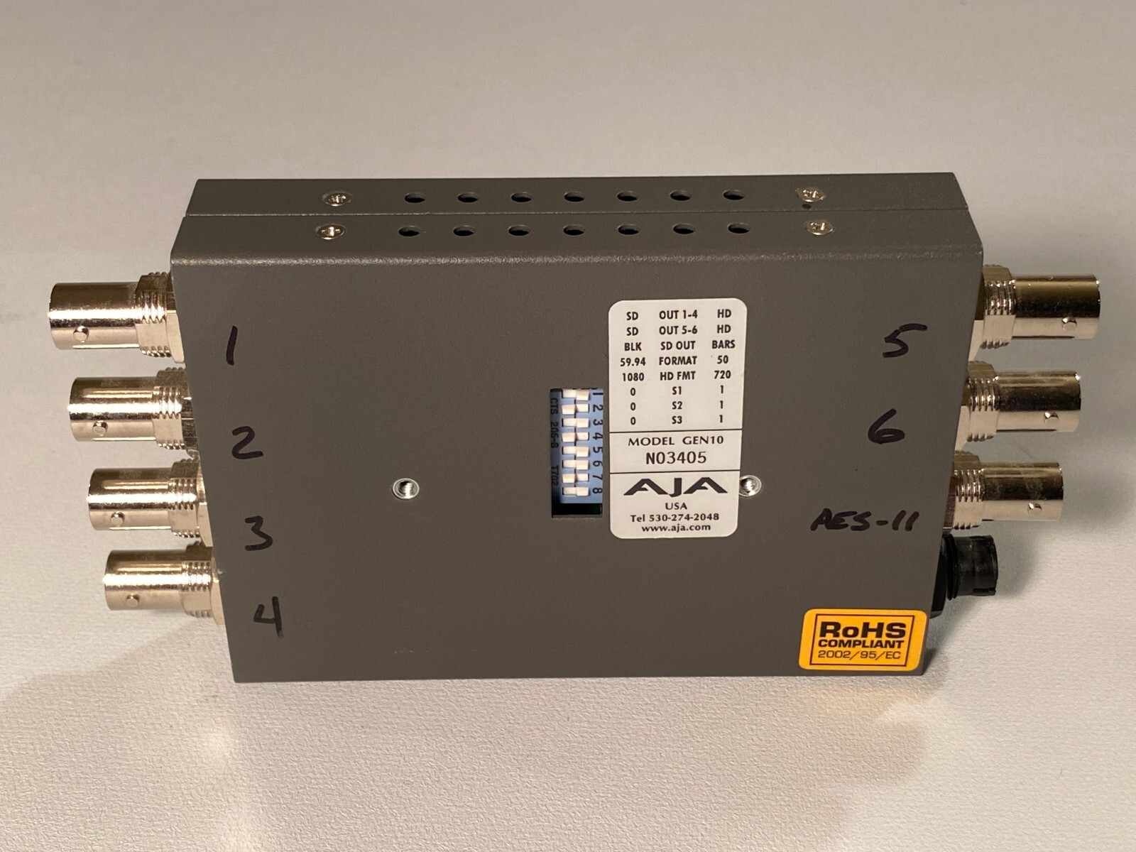 AJA GEN10 HD/SD/AES Sync Generator