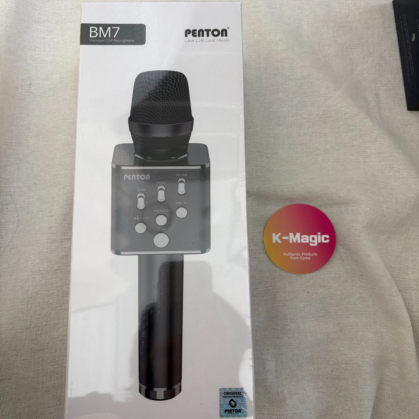 Penton BM7 Bluetooth Karaoke Mic TWS Duet Dynamic Wireless Microphone