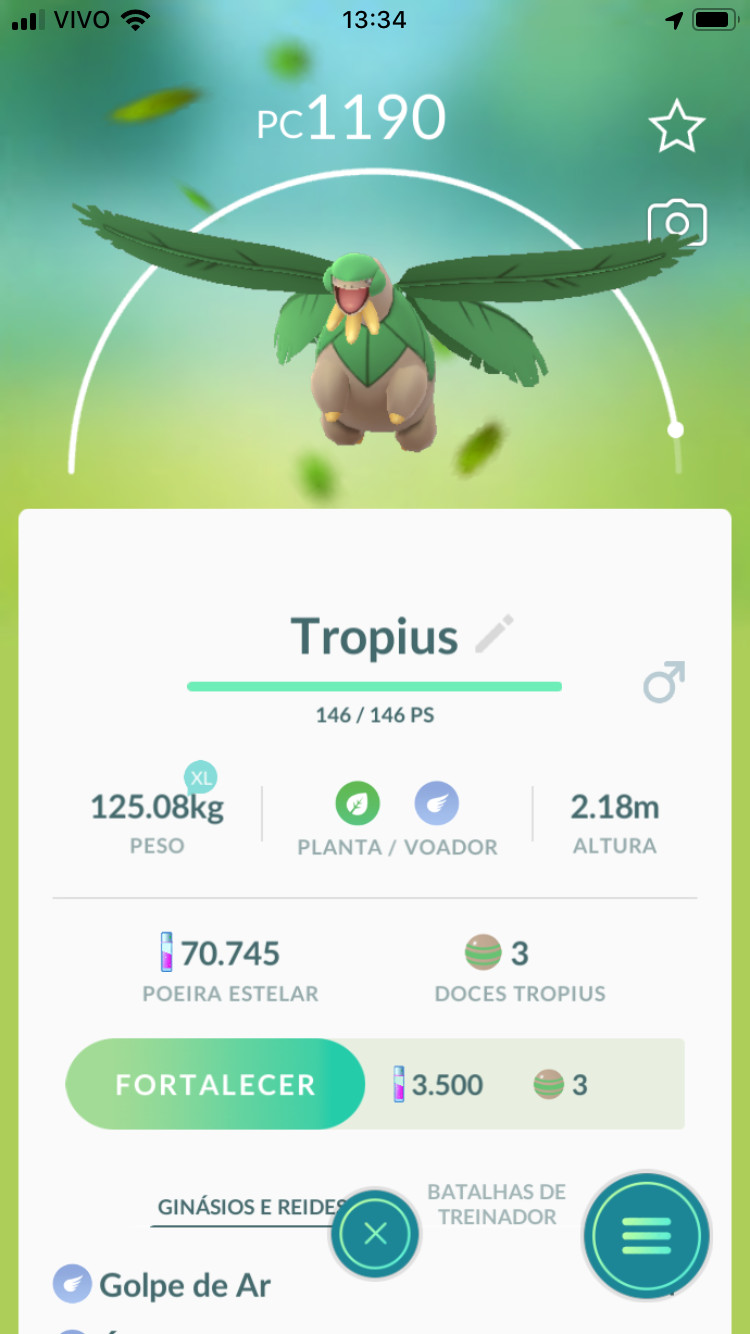 Pokemon - #357 Tropius !! Same Day Shippment or Next Day Guaranteed ! Go