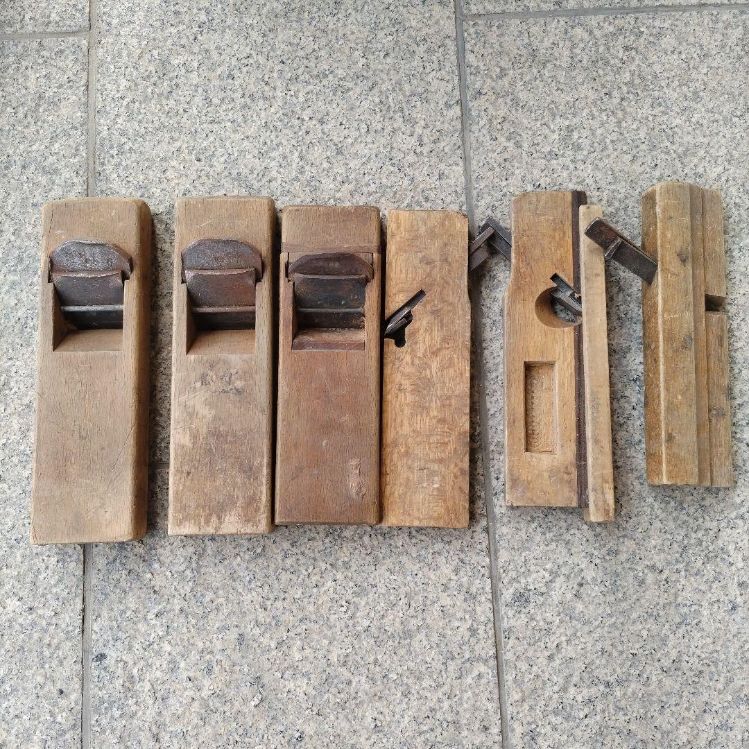 Unknown Brand Woodworking Plane Set 5 Pieces Hand Plane Kit Assorted Sizes