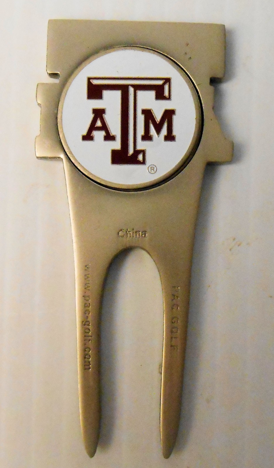 PAC Golf Texas A M TEXAS A & M BallMark and Divot Tool