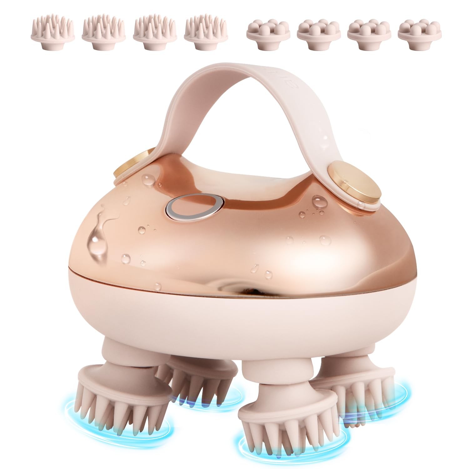 arboleaf Scalp Massager Kneading Head Stress Relax Rose Pink