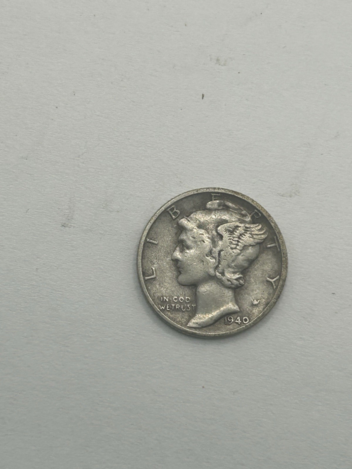 1940 Mercury Dime VF