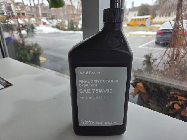 Genuine BMW Synthetic Gear Oil Saf Xo 832514 07-51-2-293-972
