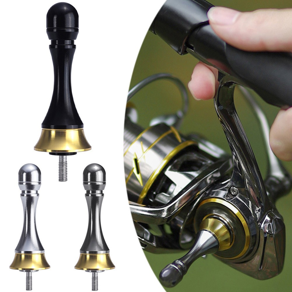 Fishing Reel Stand Balance Aluminum Alloy Reel Stand Handle 57mm Reel DIY