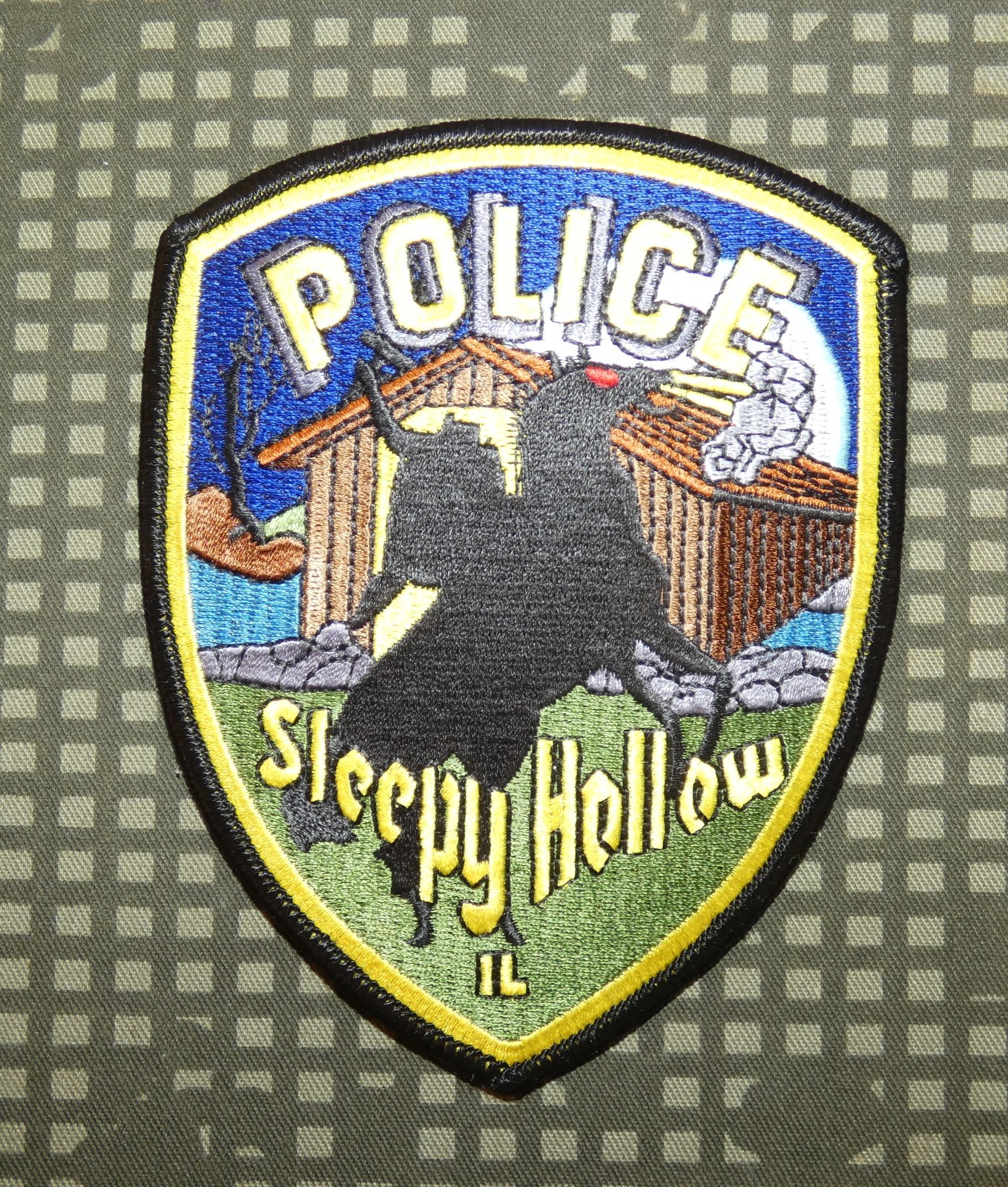 Vintage City of Sleepy Hollow Police Department Patch (Illinois)