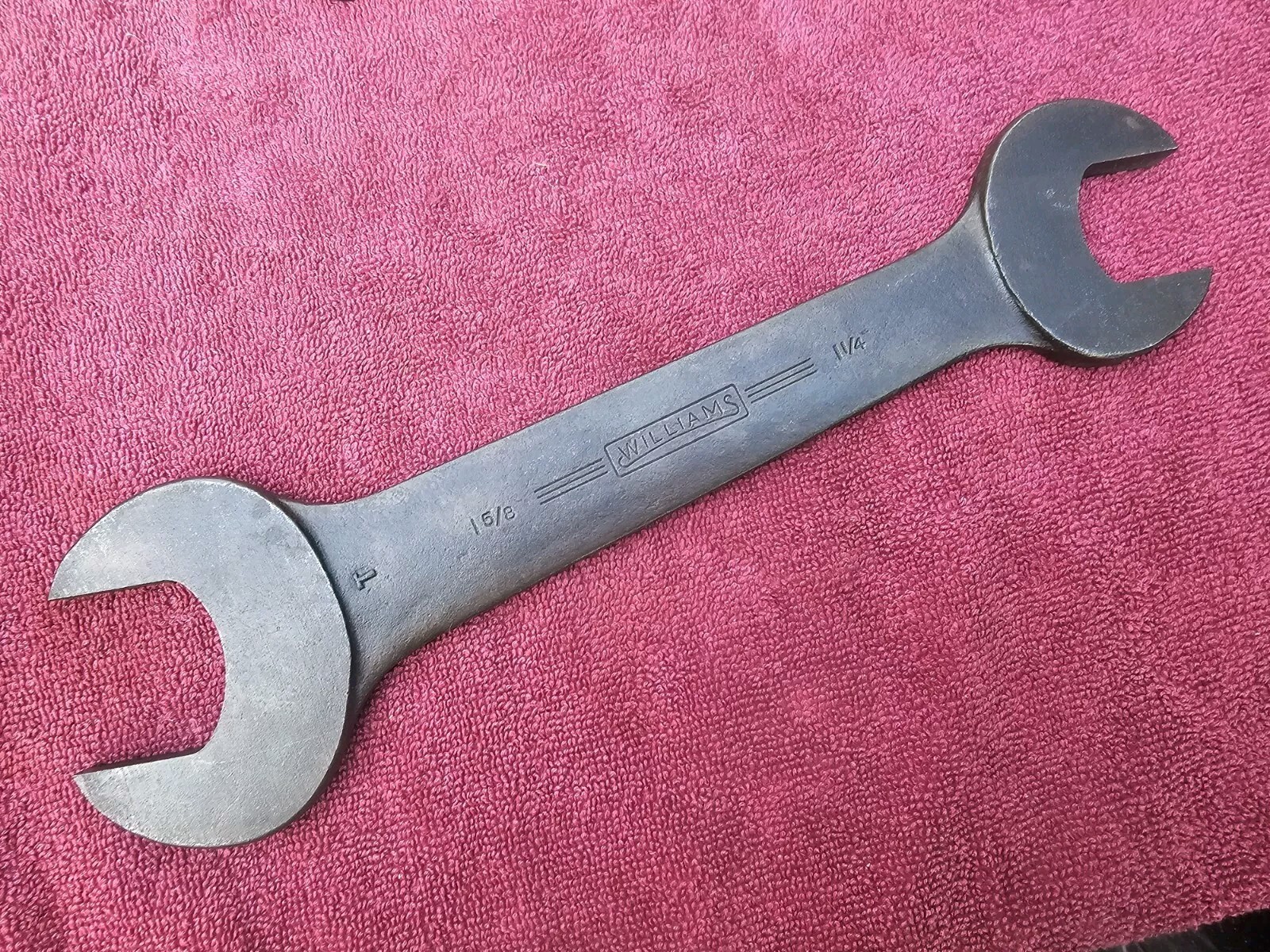 Williams 640 Open End Wrench 1-1/4" x 1-5/8", New Old Stock
