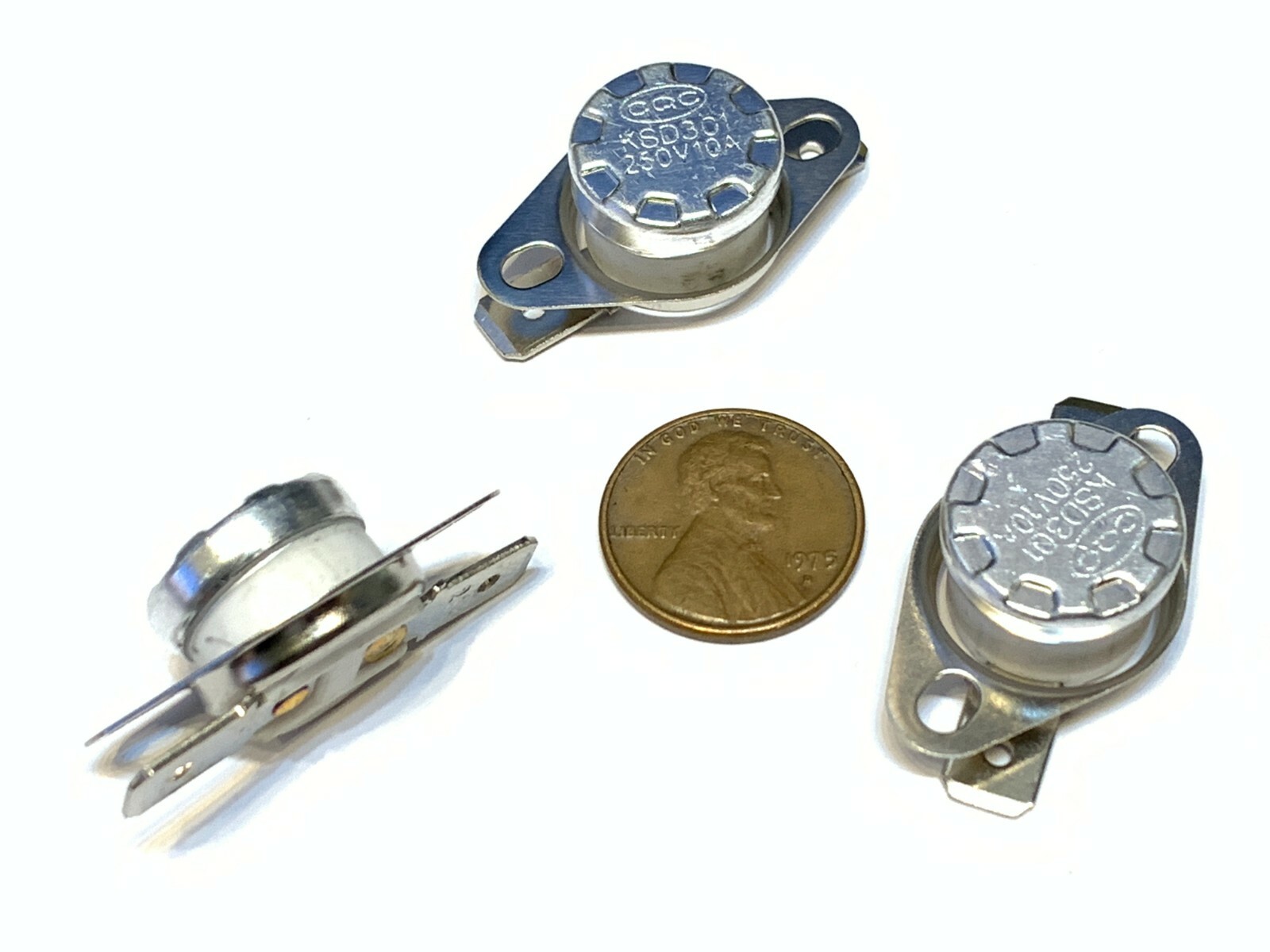 3 Pieces N/C 200ºC  392ºF normally closed Thermal  Thermostat switch KSD301 A24