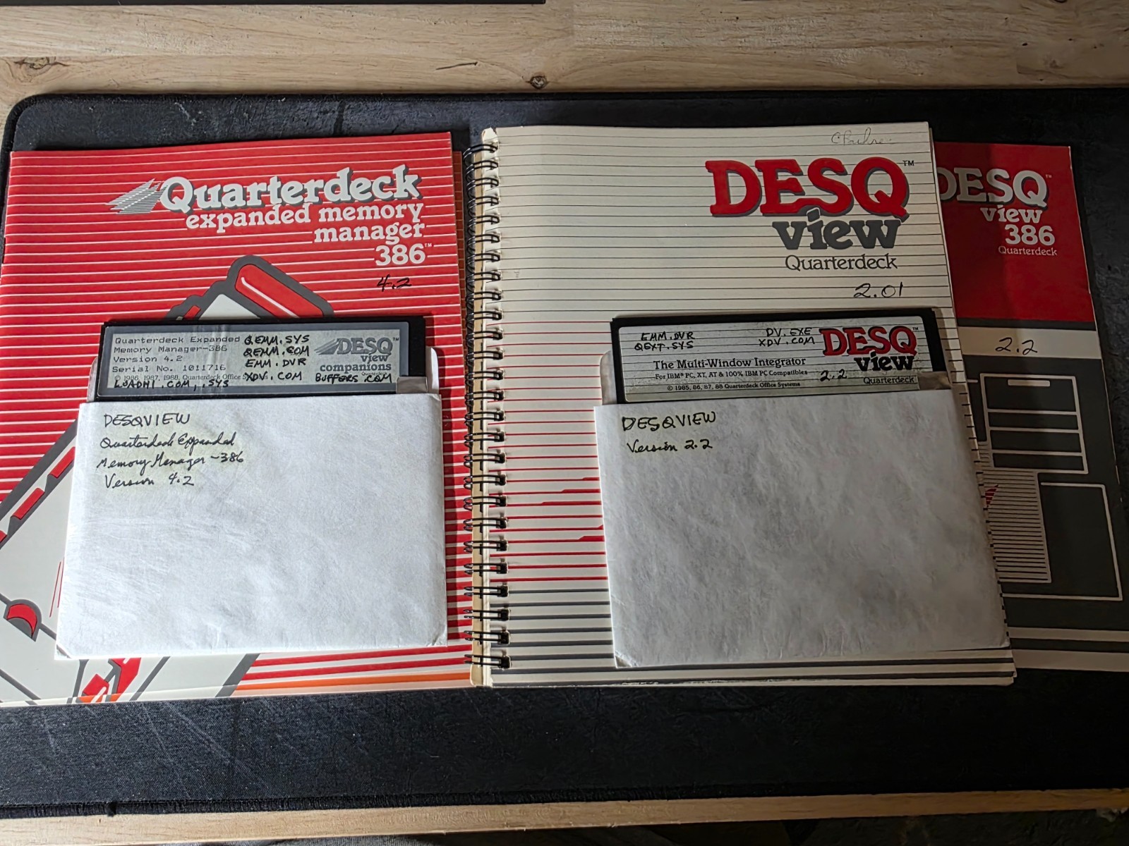 Vintage Quarterdeck DESQview 2.2 5.25" Software