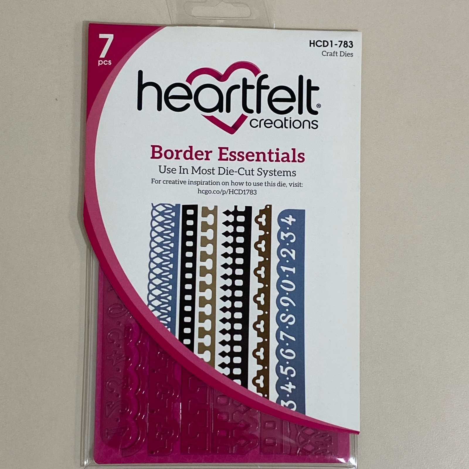 Heartfelt Creations Border Essentials 7 Pc HCD1-783 Craft Dies
