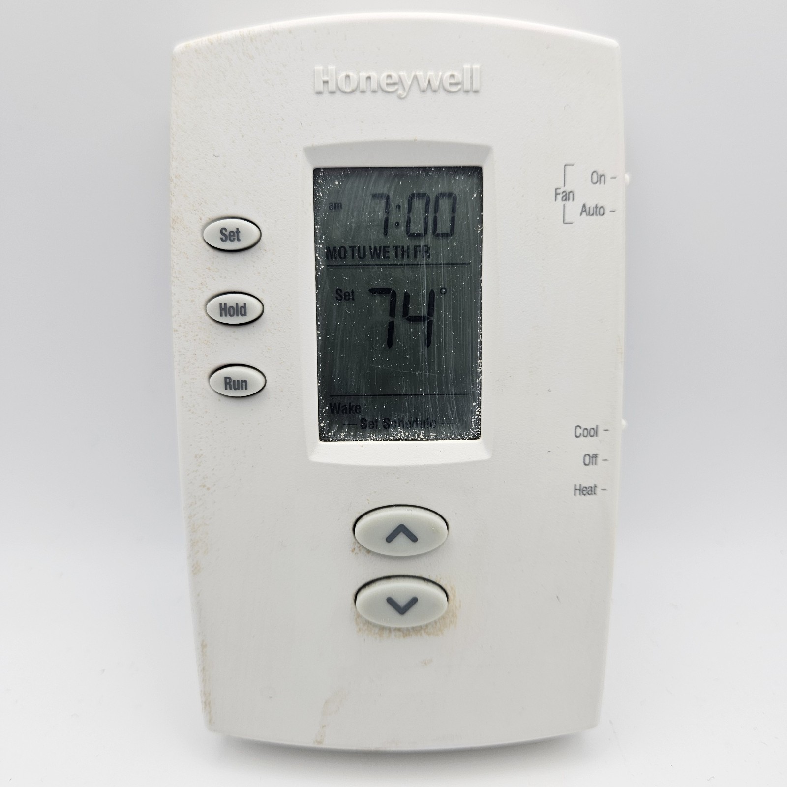 Honeywell TH2110DV1008 PRO 2000 Vertical Programmable Thermostat Tested Working
