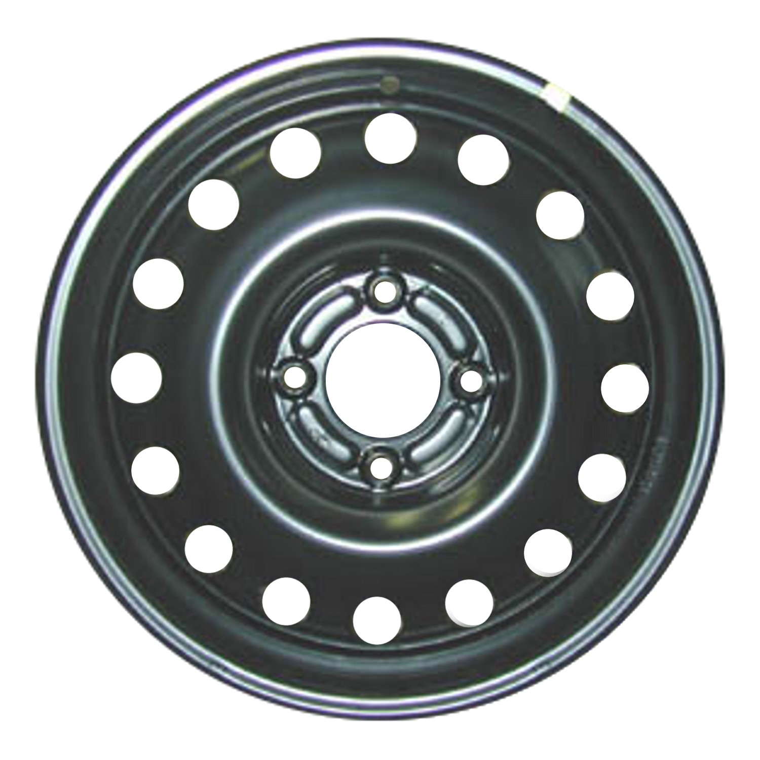 New 15x6 Painted Black Wheel fits 2011-2019 Ford Fiesta Hatchback 560-03869