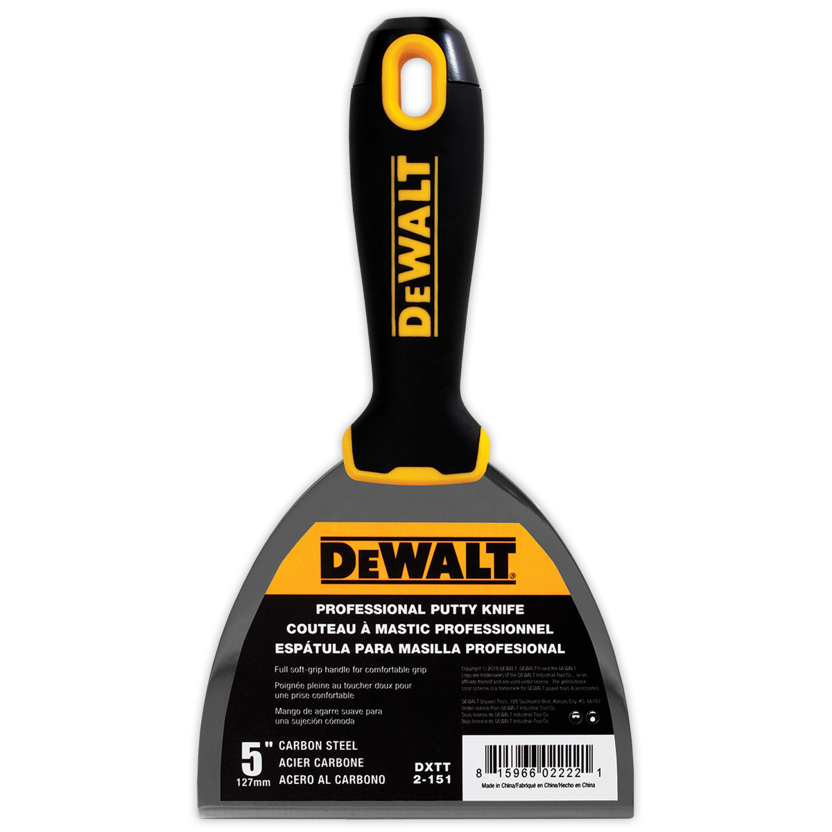 DEWALT 6 Piece Putty Knife Set 3" 4" 5" 6"8" 10" Carbon Steel | DXTT-3-149