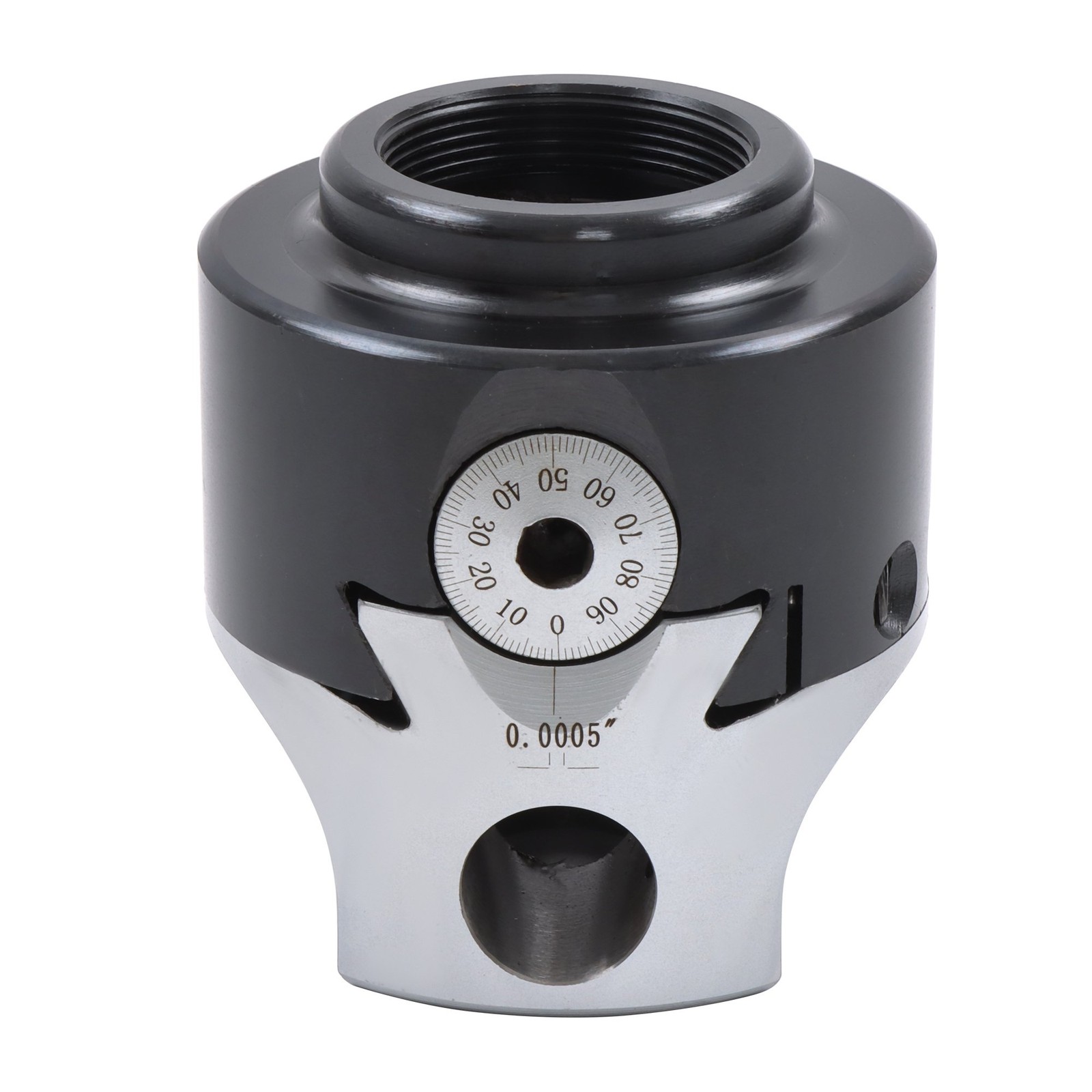 High Precision 3" Boring Head 0.001 Radius 1-1/2-18" Thread Mount 1" Max Offset