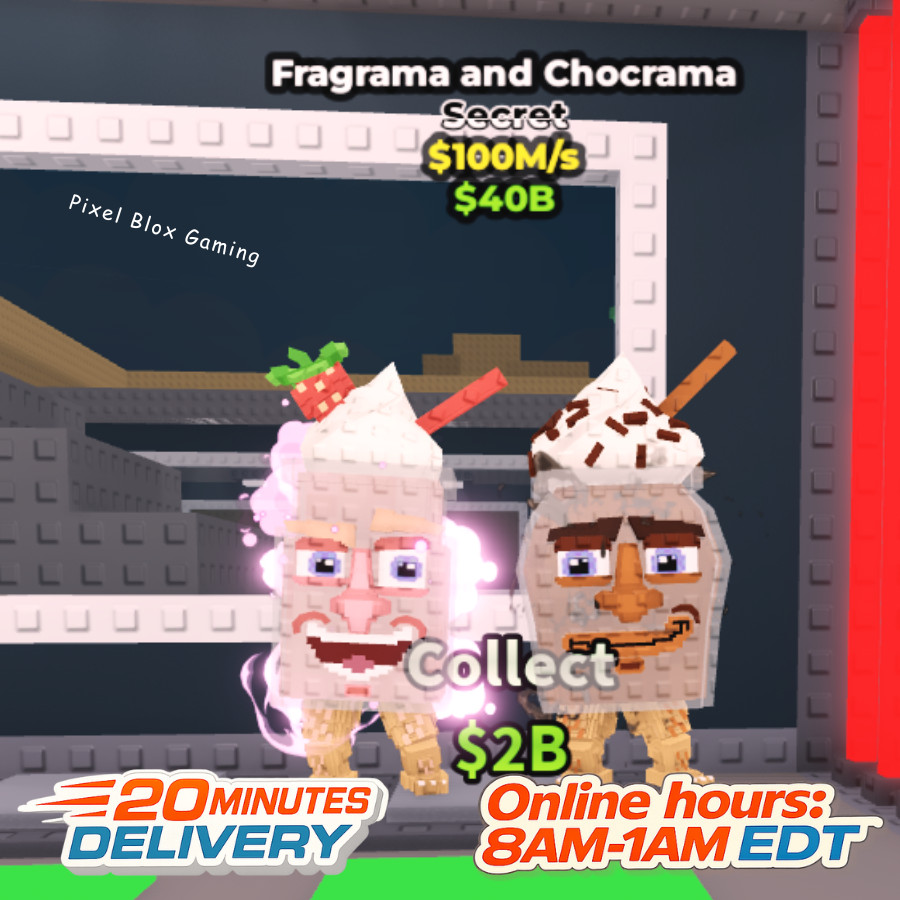 STEAL A BRAINROT 🧠Fragrama and Chocrama 100M/s🧠Cheap+Fast Delivery🚀