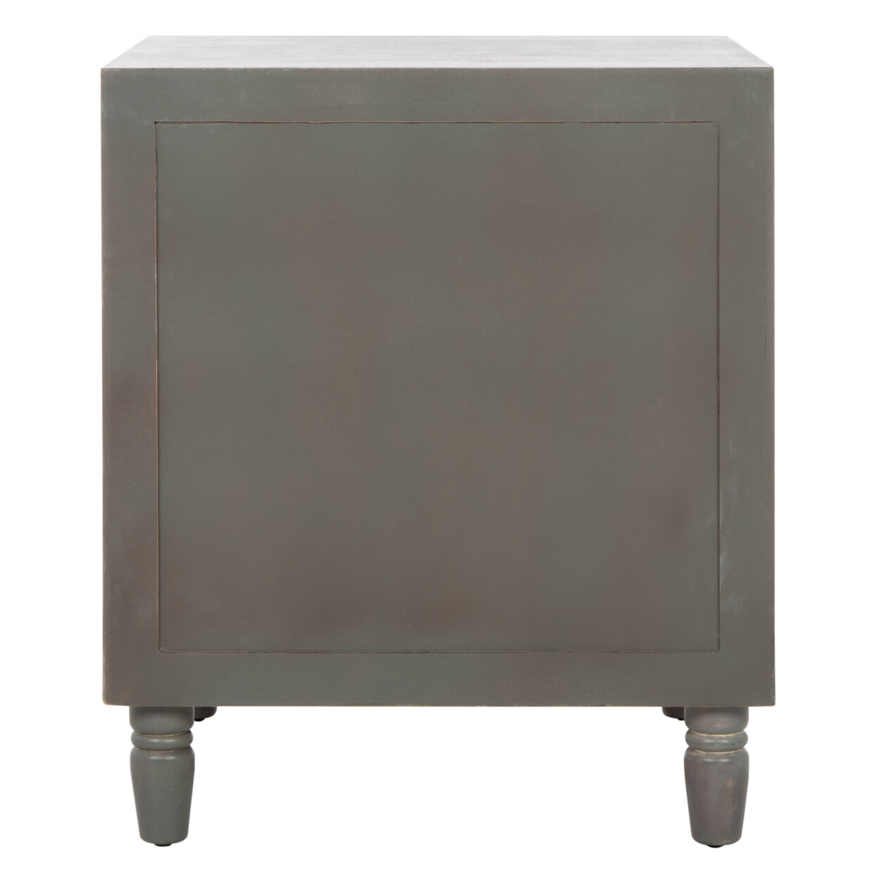 SAFAVIEH Blaise Nightstand With Storage Drawers | Ash Grey |