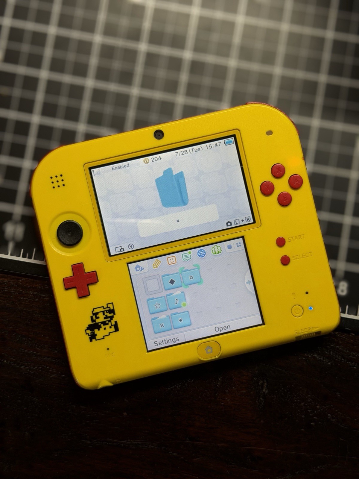 Nintendo 2DS Super Mario Maker Handheld System