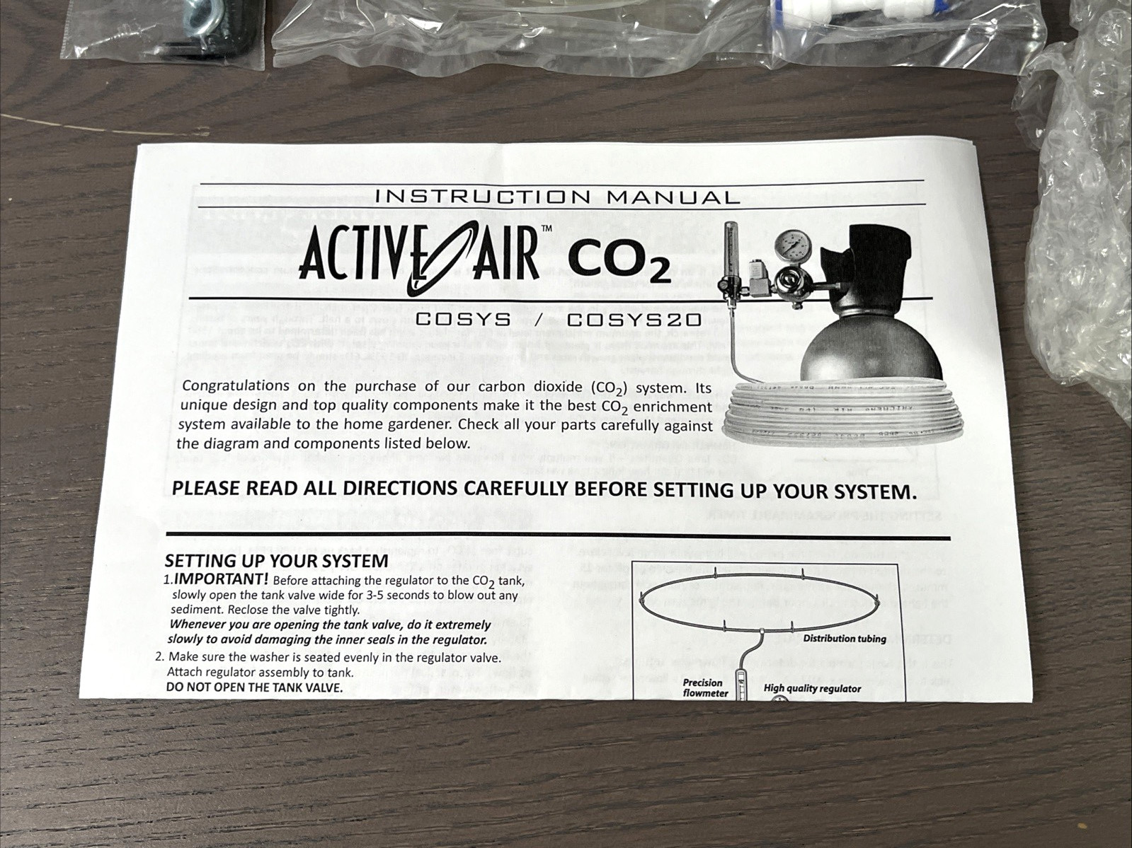 Active Air CO2 System 20 For Large Areas Timer Included NIOB