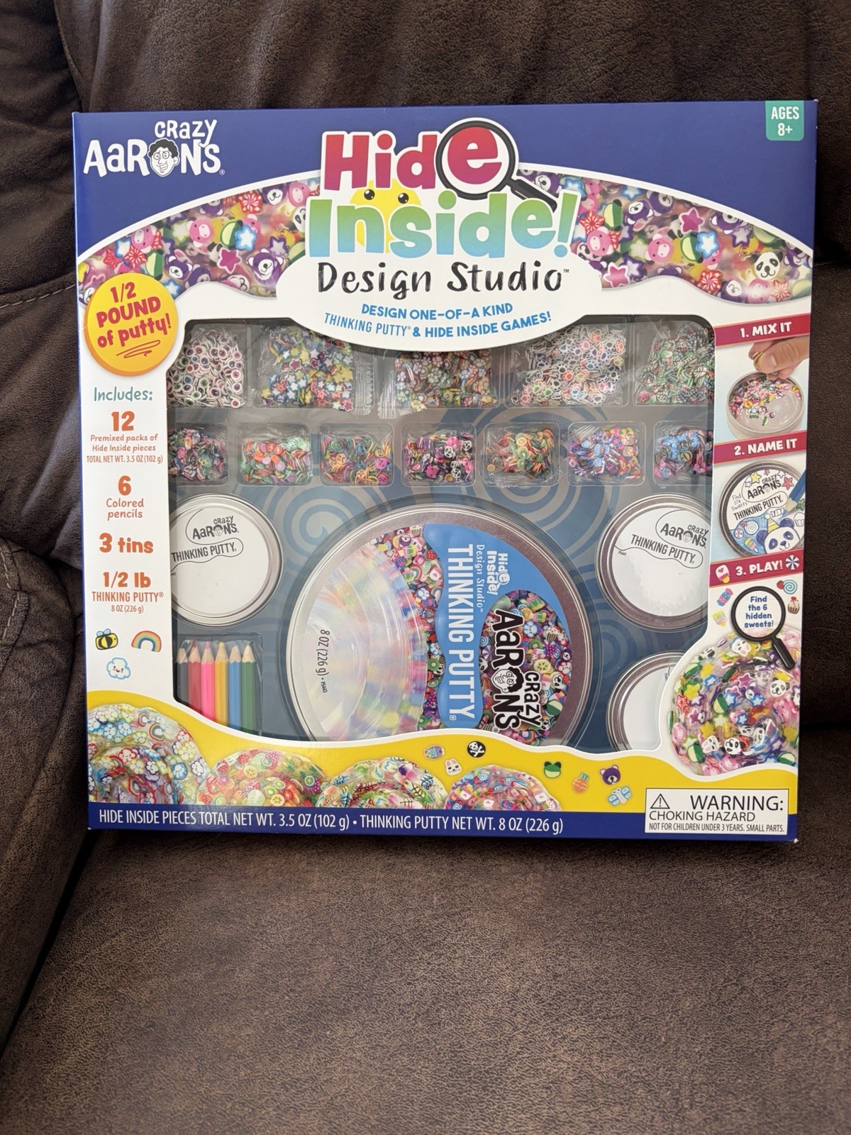 Crazy Aaron’s “Hide Inside Out” Putty Bead Charm Fun Toy Activity Games 12 Mixes