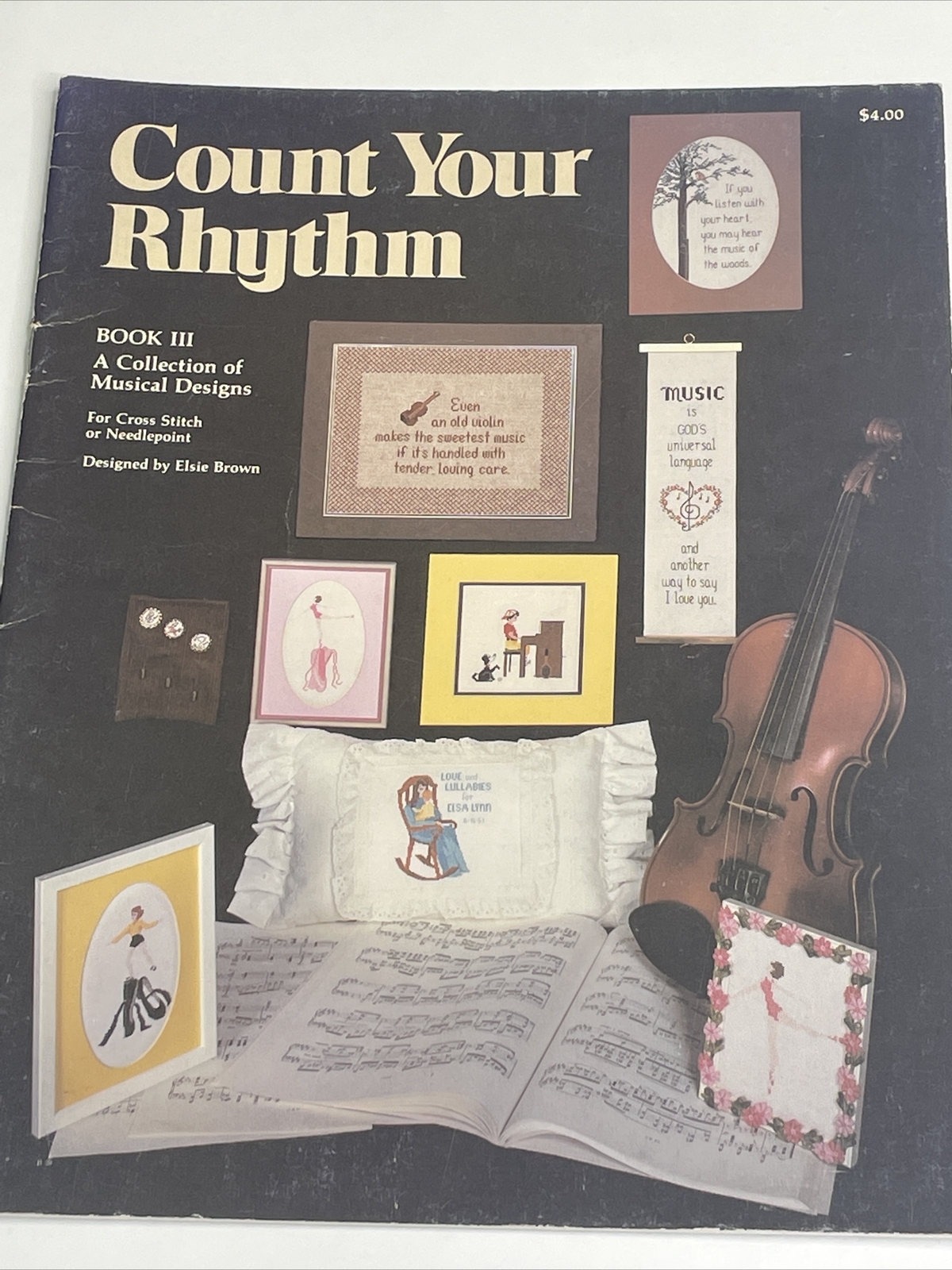 Ladybug Designs Count Your Rhythm Book III Musical Designs Cross Stitch Pattern