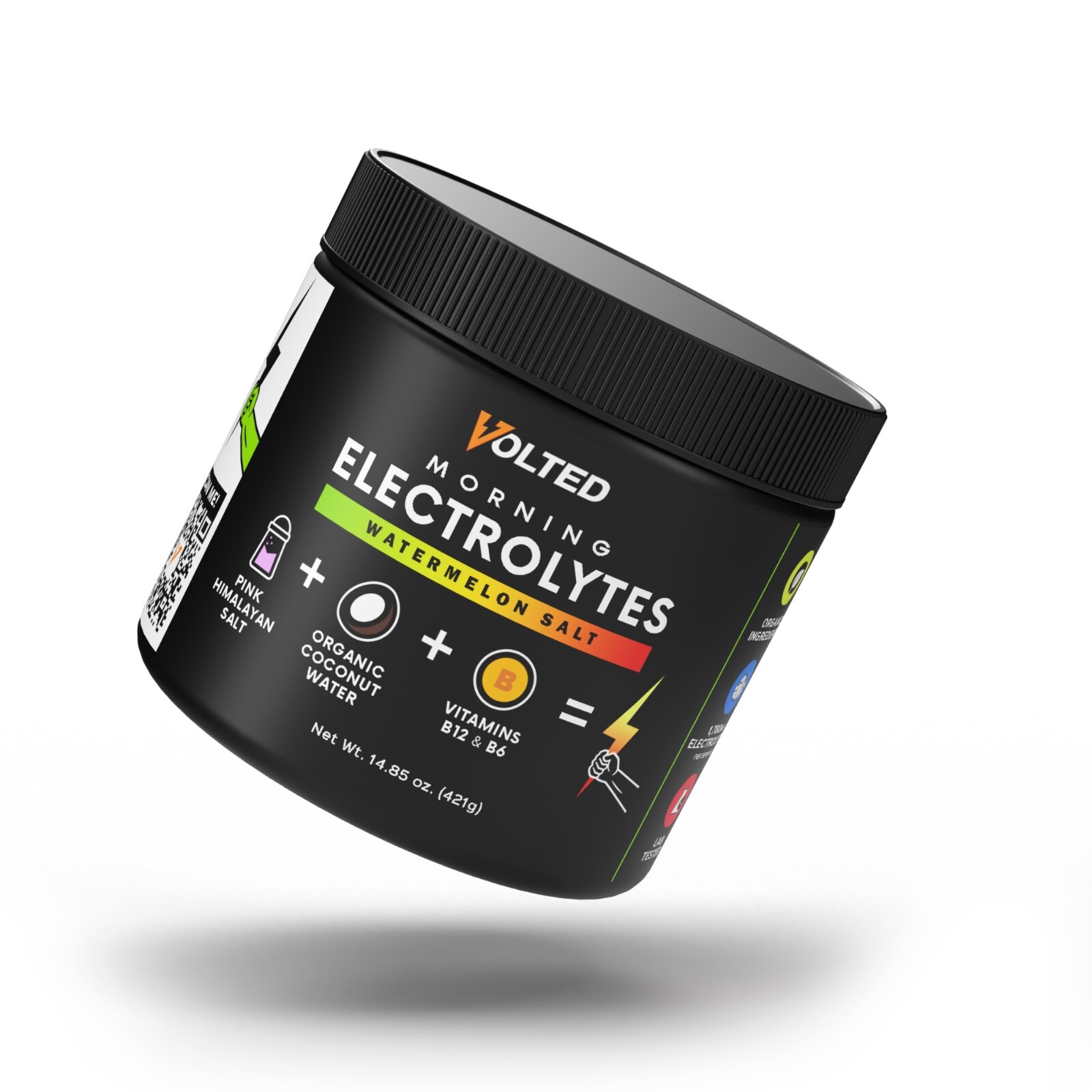VOLTED Bulk Electrolyte Powder Daily Hydration Mix Non-GMO Organic Ingredients