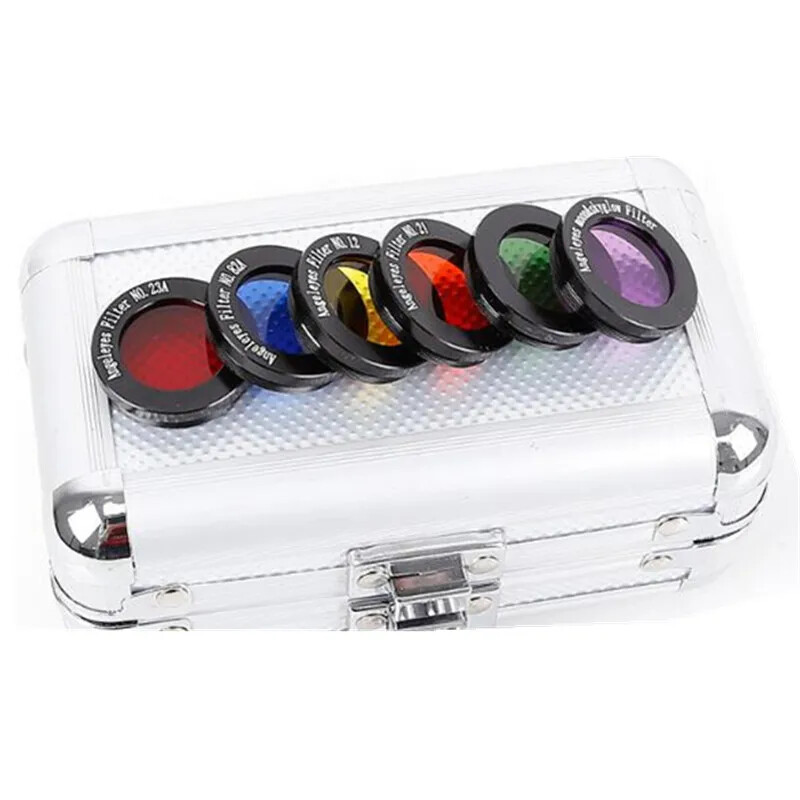 6PCS1.25"/31.7mm Moon Nebula Filter Astronomical Telescope Moon Filter Angeleyes