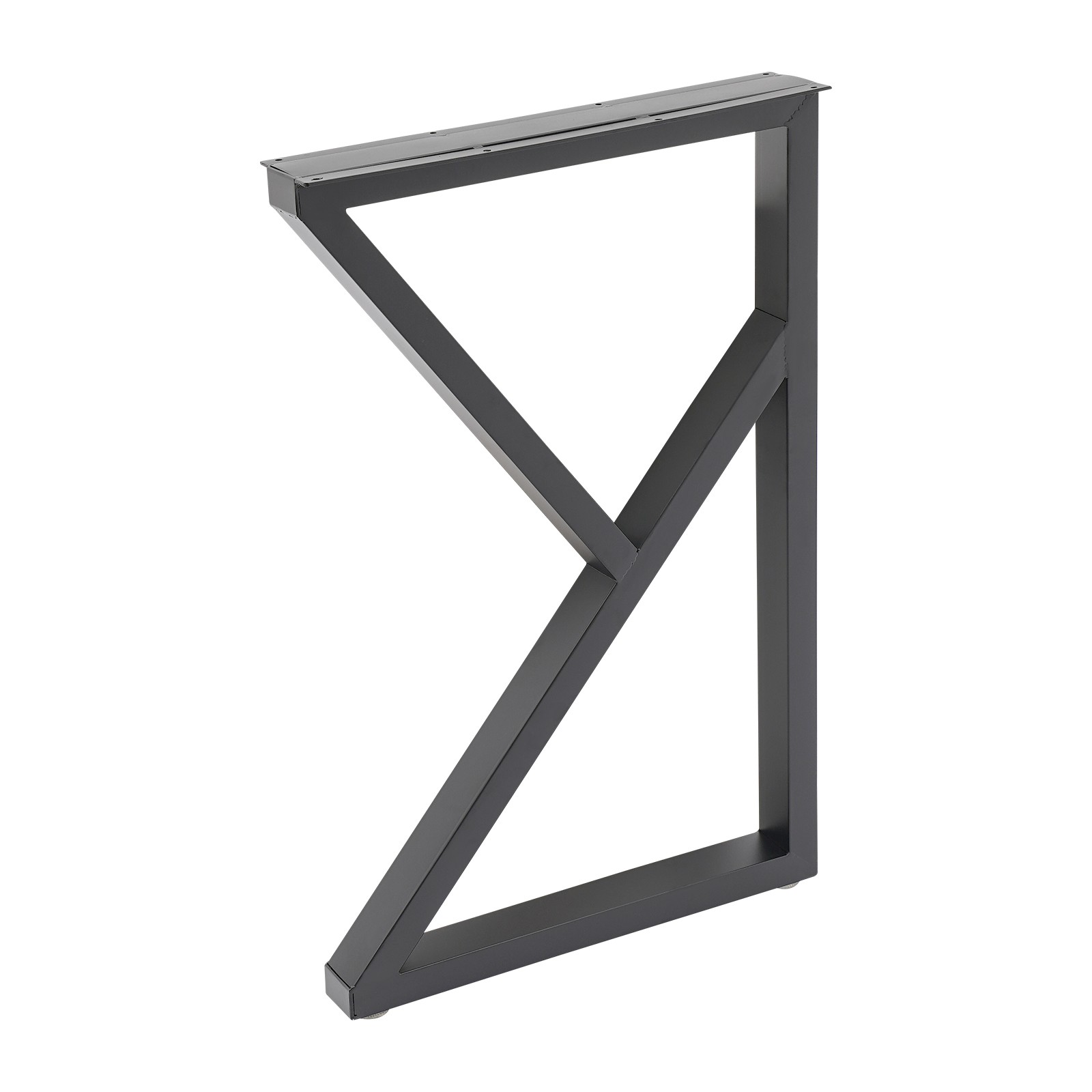 2pcs Metal Furniture Legs, Industrial Metal Table Legs, Black Furniture Legs