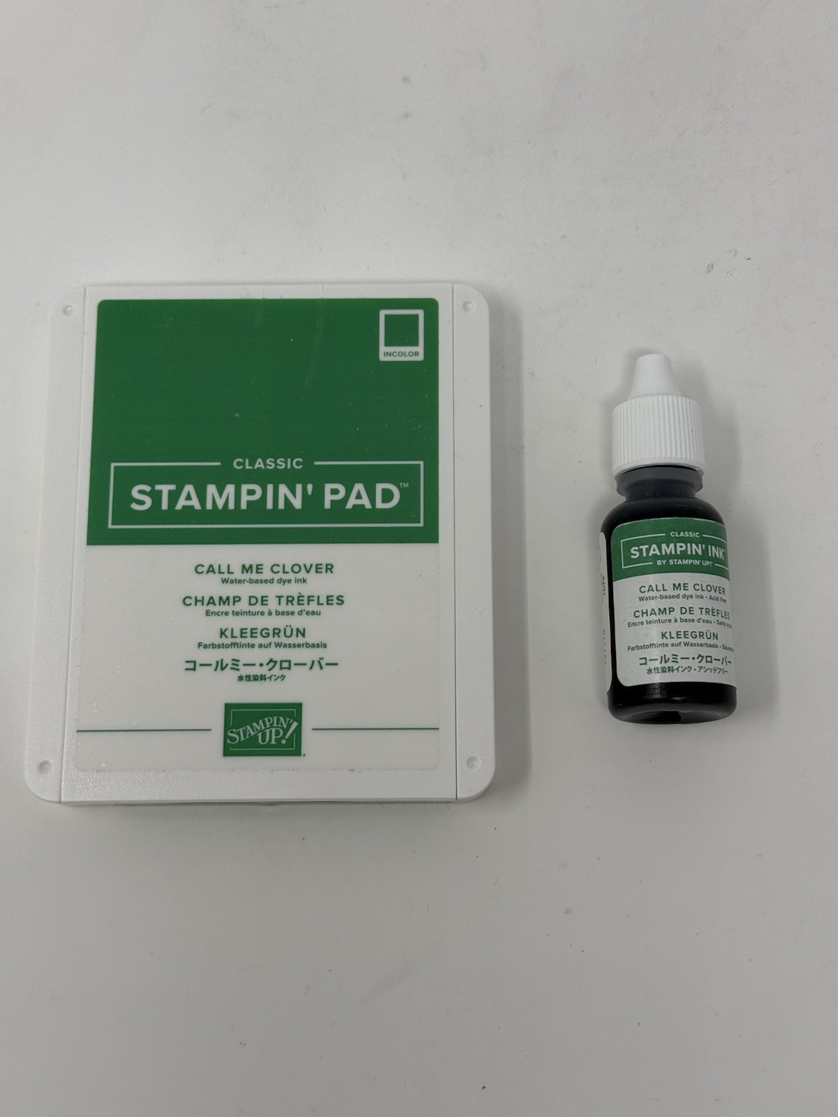 Stampin Up Classic Stampin Pad Call Me Clover Ink Pad Refill