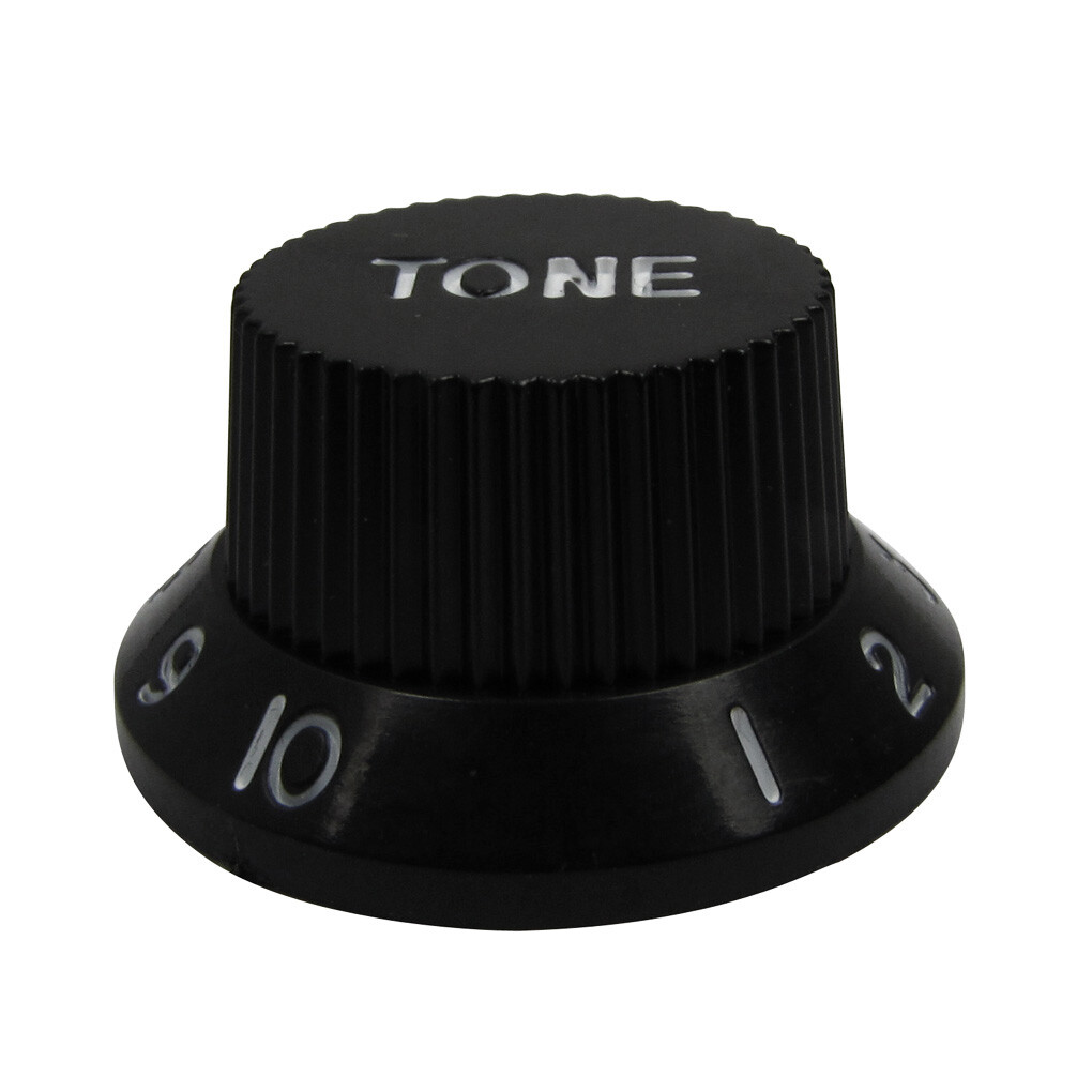 Set FD ST Electric Guitar Knobs 100 Tone & 100 Volume Control Knobs Black Color