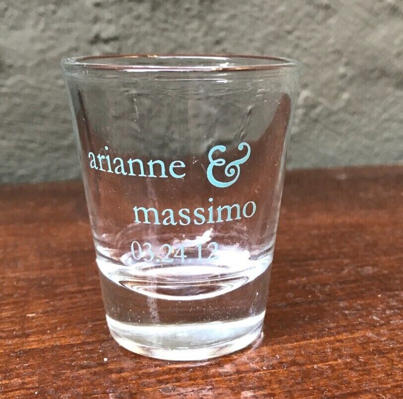 Shot Glass Collector Shot Glass Arianne & Massimo 03.24.12
