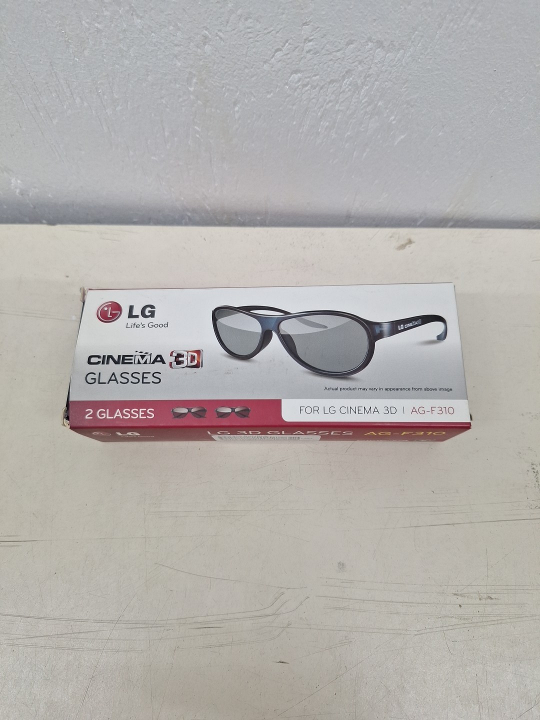 LG AG-F310 Cinema 3D Glasses - Black