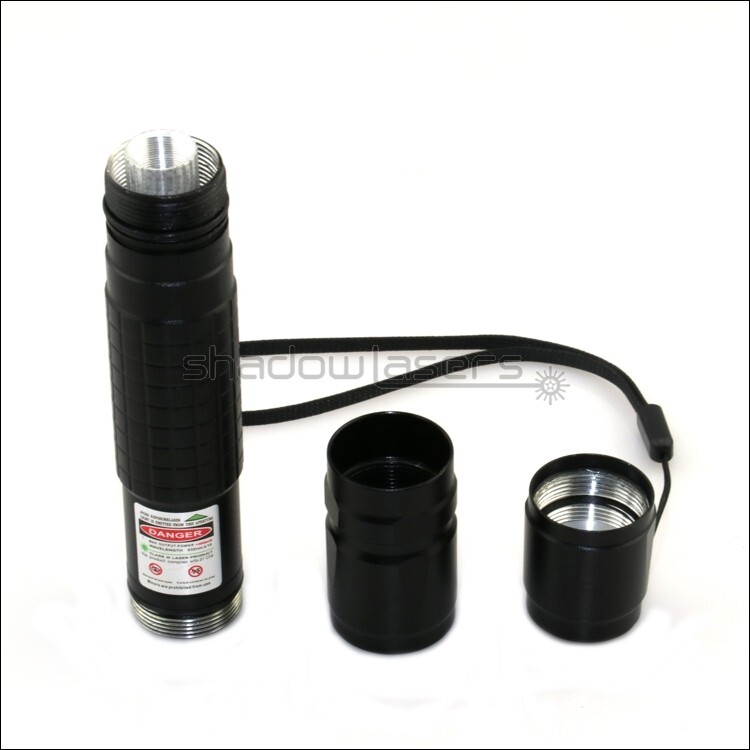 BX2 450nm Focusable Blue Laser Pointer Visible Laser Torch Beam & Battery US