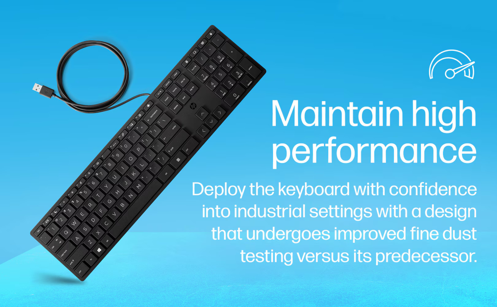 HP Keyboard USB Wired Desktop 320K - NEW