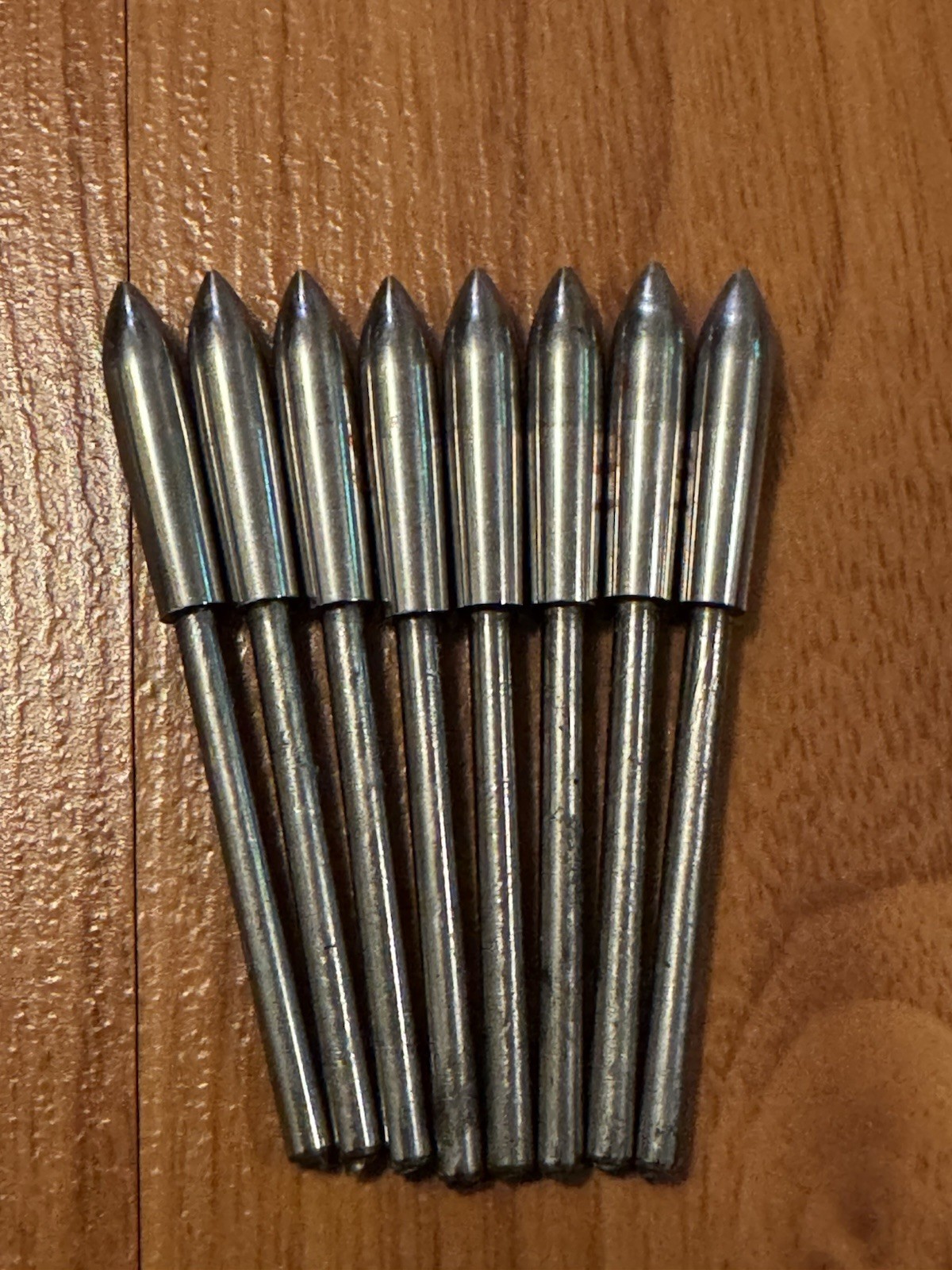 Pre owned 8 Easton X10 Points 100 grain in good condition.