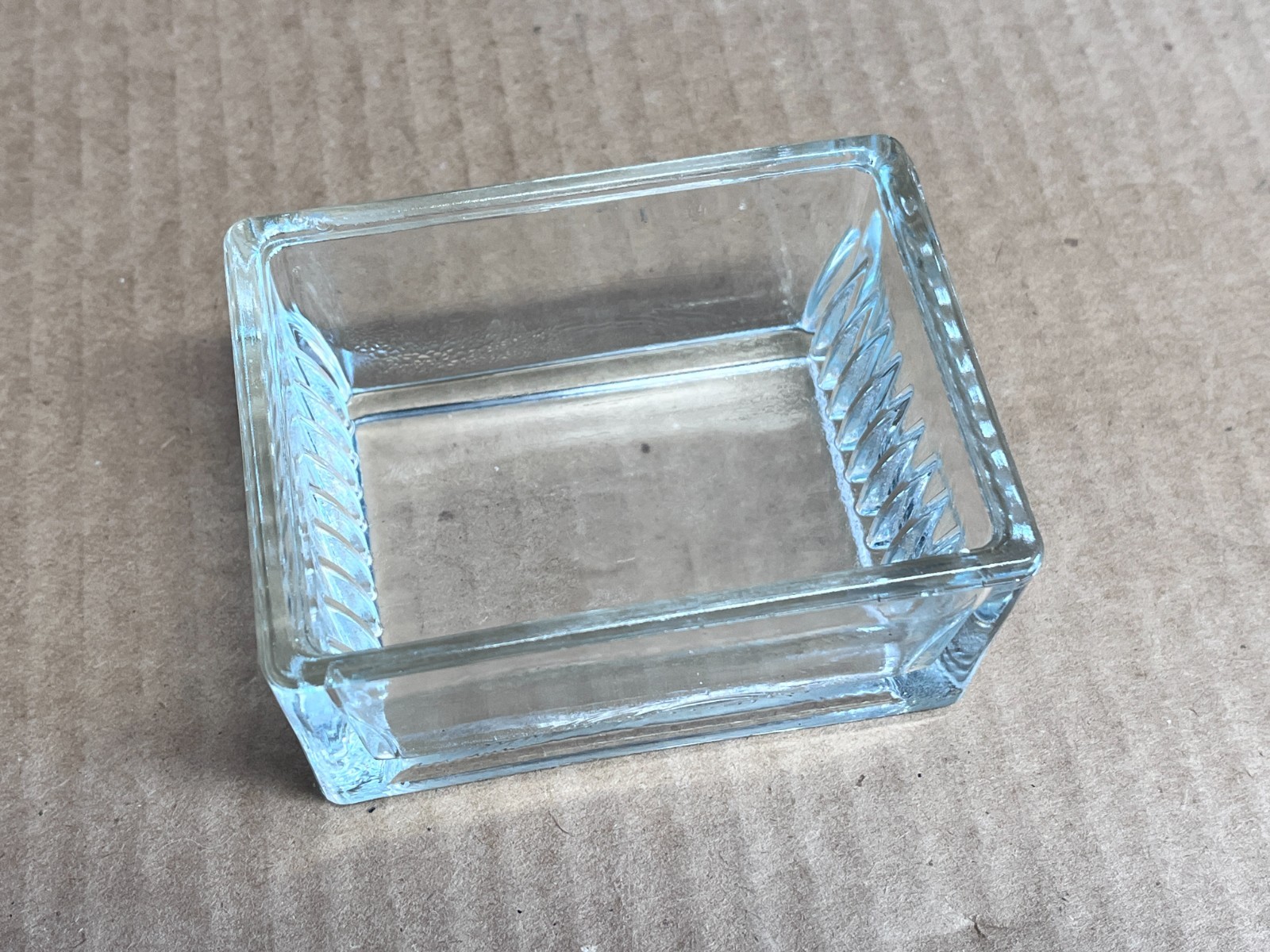 Glass Slide Staining Dish with Built-In Slide Rack