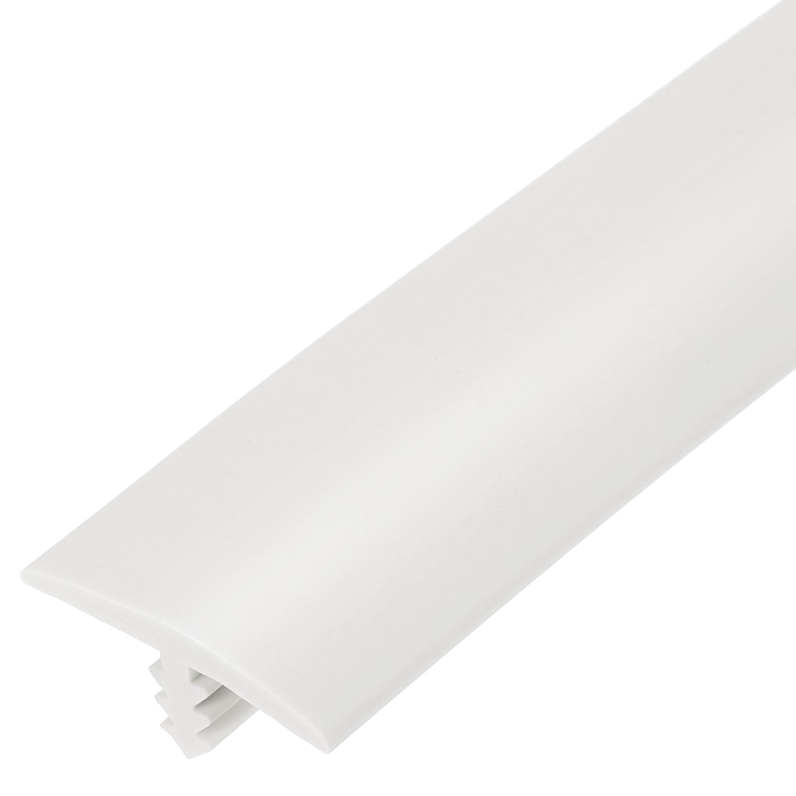 t Rubber Trim Molding, 1-3/32 Inch x 10 ft Edge Banding Trims, White